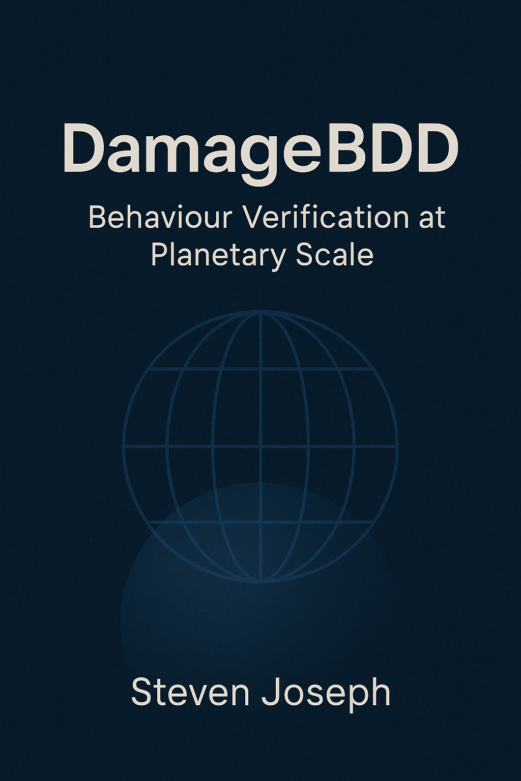 DamageBDD — Behaviour Verification at Planetary Scale book cover